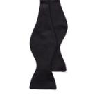 Ralph Lauren Black Silk Satin Bow Tie Black