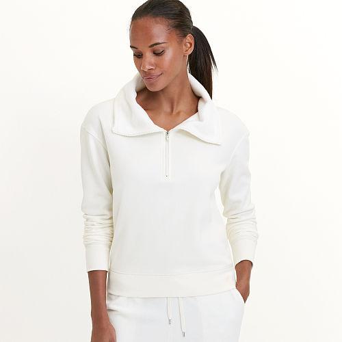 Ralph Lauren Lauren Funnelneck Pullover French Cream