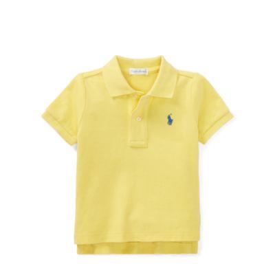 Ralph Lauren Cotton Mesh Polo Shirt Beekman Yellow 3m