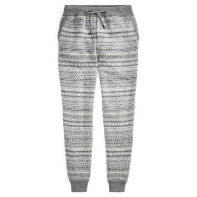 Ralph Lauren Fair Isle Cashmere Jogger Grey