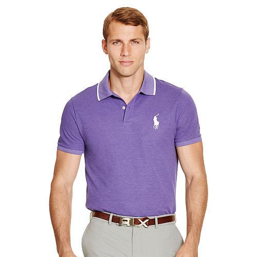 Ralph Lauren Polo Golf Custom-fit Performance Polo Wild Berry Heather