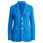 Polo Ralph Lauren Linen 3-button Blazer Corsican Blue