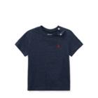 Ralph Lauren Cotton Jersey Crewneck T-shirt Winter Navy Heather 9m