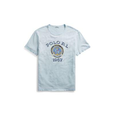 Ralph Lauren Classic Fit Cotton T-shirt Blue Lagoon Xl Tall