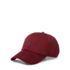 Ralph Lauren Cotton Chino Baseball Cap Classic Wine