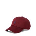 Ralph Lauren Cotton Chino Baseball Cap Classic Wine