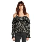 Ralph Lauren Denim & Supply Ruffled Crepe Top Newport Floral