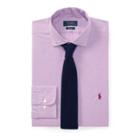 Ralph Lauren Classic Fit Easy Care Shirt Purple/white