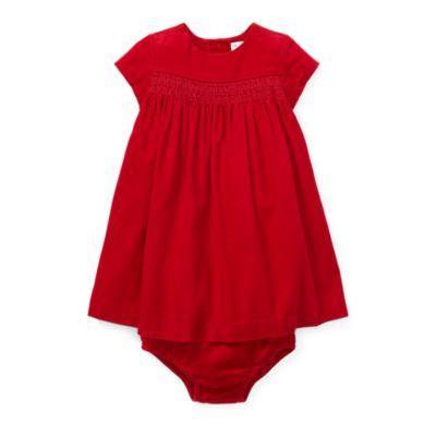 Ralph Lauren Corduroy Dress & Bloomer Park Avenue Red 12m