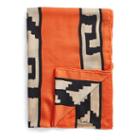 Ralph Lauren Geometric Cashmere Scarf Orange Multi
