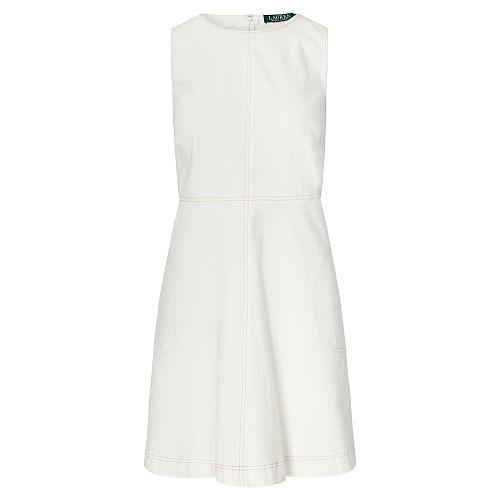 Ralph Lauren Lauren Denim Fit-and-flare Dress