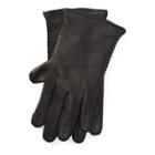 Ralph Lauren Corset-stitched Leather Gloves Black