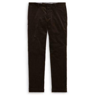 Ralph Lauren Stretch Slim Fit Corduroy Pant Antique Brown