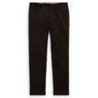 Ralph Lauren Stretch Slim Fit Corduroy Pant Antique Brown