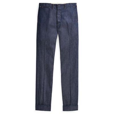 Ralph Lauren Cotton-linen Denim Pant Indigo
