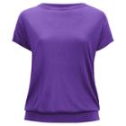 Ralph Lauren Lauren Woman Silk-blend Cap-sleeve Sweater Deep Lilac