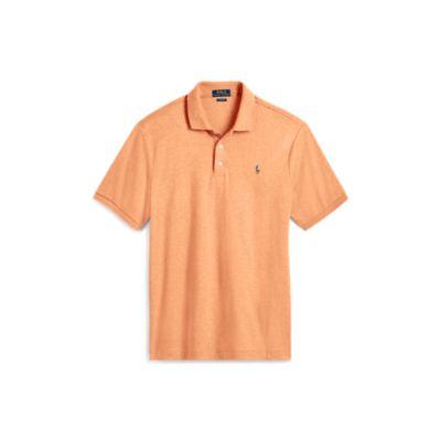 Ralph Lauren Classic Fit Soft-touch Polo Beach Orange Heather 3xl Tall