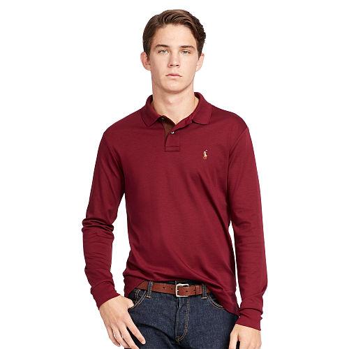 Polo Ralph Lauren Custom-fit Pima Cotton Polo Classic Wine