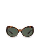 Ralph Lauren Oversized Butterfly Sunglasses Black/havana