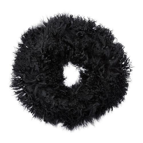 Polo Ralph Lauren Mongolian Lamb Shearling Snood Black