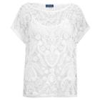 Polo Ralph Lauren Lace Short-sleeve Shirt White