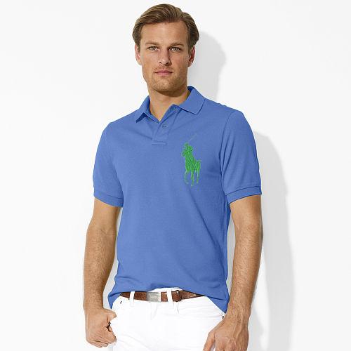 Polo Ralph Lauren Classic Fit Cotton Mesh Polo Scottsdale Blue