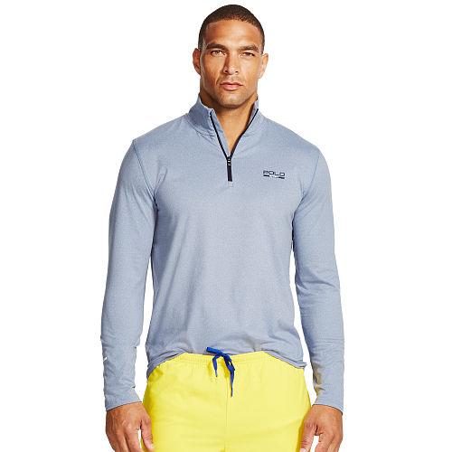 Ralph Lauren Polo Sport Stretch Jersey Pullover Seahorse Heather