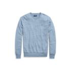 Ralph Lauren Cotton Crewneck Sweater Danforth Blue Heather 2x Big