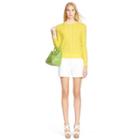 Ralph Lauren Cable-knit Cashmere Sweater Lemon Drop