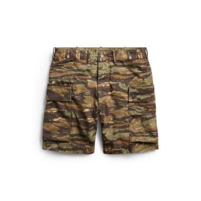 Ralph Lauren Camo Cotton Cargo Short Tiger Stripe Camo