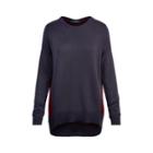Ralph Lauren Color-blocked Sweater Rl Navy/red Sangria