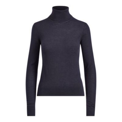 Ralph Lauren Cashmere Turtleneck Sweater Night Blue