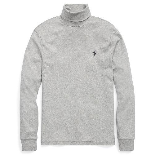 Polo Ralph Lauren Pima Soft-touch Turtleneck Andover Heather