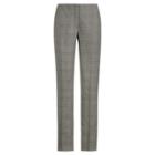 Ralph Lauren Simone Glen Plaid Pant Black/antique Cream