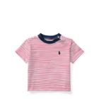Ralph Lauren Striped Cotton Jersey T-shirt Red Flag/white 24m