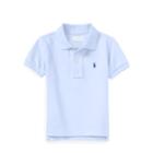 Ralph Lauren Cotton Mesh Polo Shirt Blue 3m