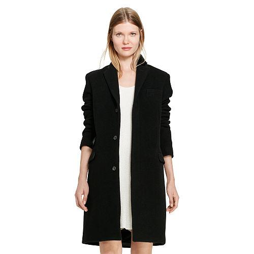 Polo Ralph Lauren Merino Wool Chesterfield Coat Polo Black
