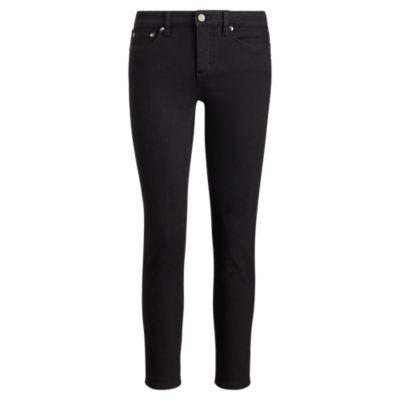 Ralph Lauren Cuffed Jean Jet Black Wash 8p