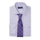 Ralph Lauren Cotton Dobby Dress Shirt Lavender/white