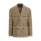 Ralph Lauren Linen Jacquard Sport Coat Brown And Tan