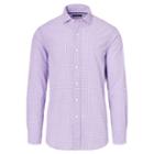 Polo Ralph Lauren Checked Cotton-linen Shirt Lavender/white
