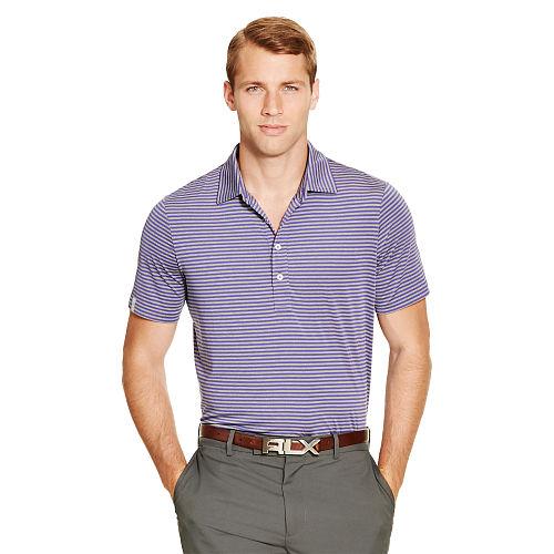 Ralph Lauren Rlx Golf Active-fit Performance Polo Violet/bedford Heather
