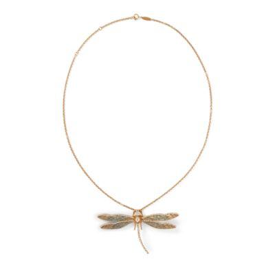 Ralph Lauren Dragonfly Brooch Necklace Gold