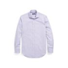 Ralph Lauren Classic Fit Poplin Shirt Lavender/white