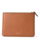 Ralph Lauren Calfskin Zip Pouch Rl Gold