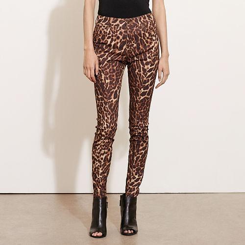 Ralph Lauren Lauren Petite Ocelot-print Skinny Jean Multi