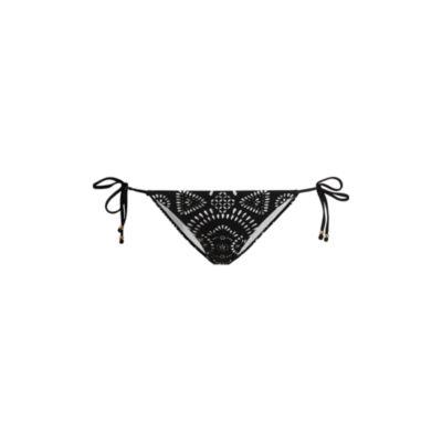 Ralph Lauren Ricky Laser-cut Bikini Bottom Black