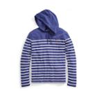 Ralph Lauren Cotton Jersey Hooded T-shirt Fall Royal/white 2x Big