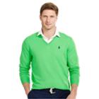 Ralph Lauren Polo Golf Merino Wool V-neck Sweater Barbados Green