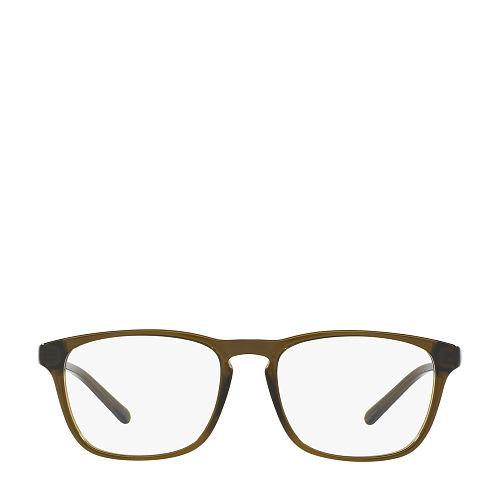 Polo Ralph Lauren Rectangular Eyeglasses Shiny Crystal Olive